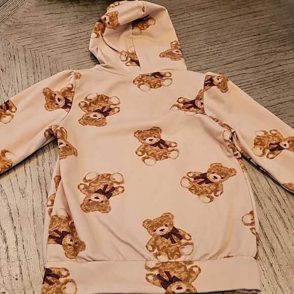 Teddy Bear Be Kind Zip Up Hoodie 6X - Picture 6 of 10